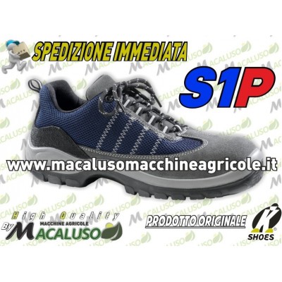 Scarpa lavoro Shoes BPR 534 S1P SRC protettiva crosta bovina scarponcino