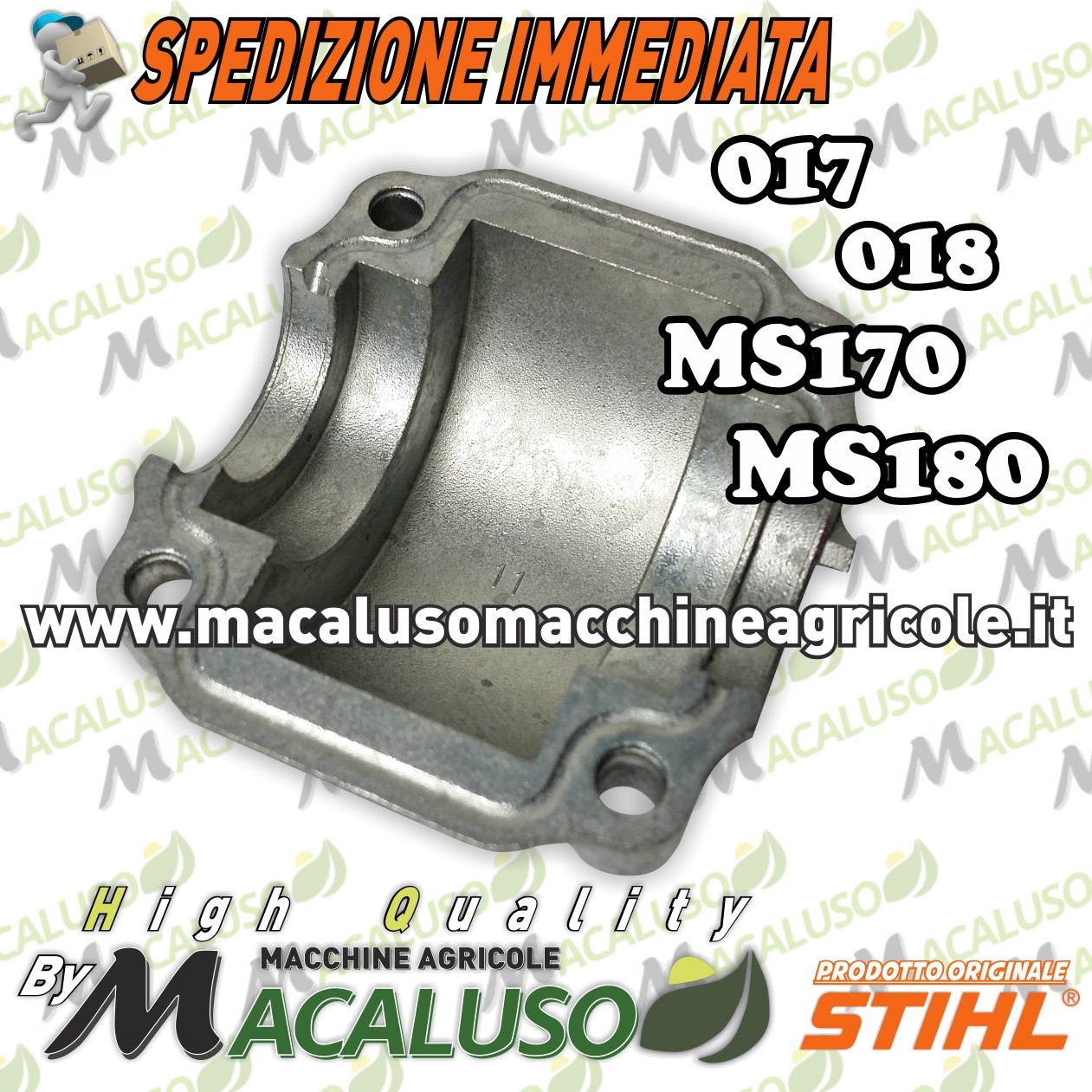 Pistone 38 mm motosega Stihl 018, ms180, ms180c