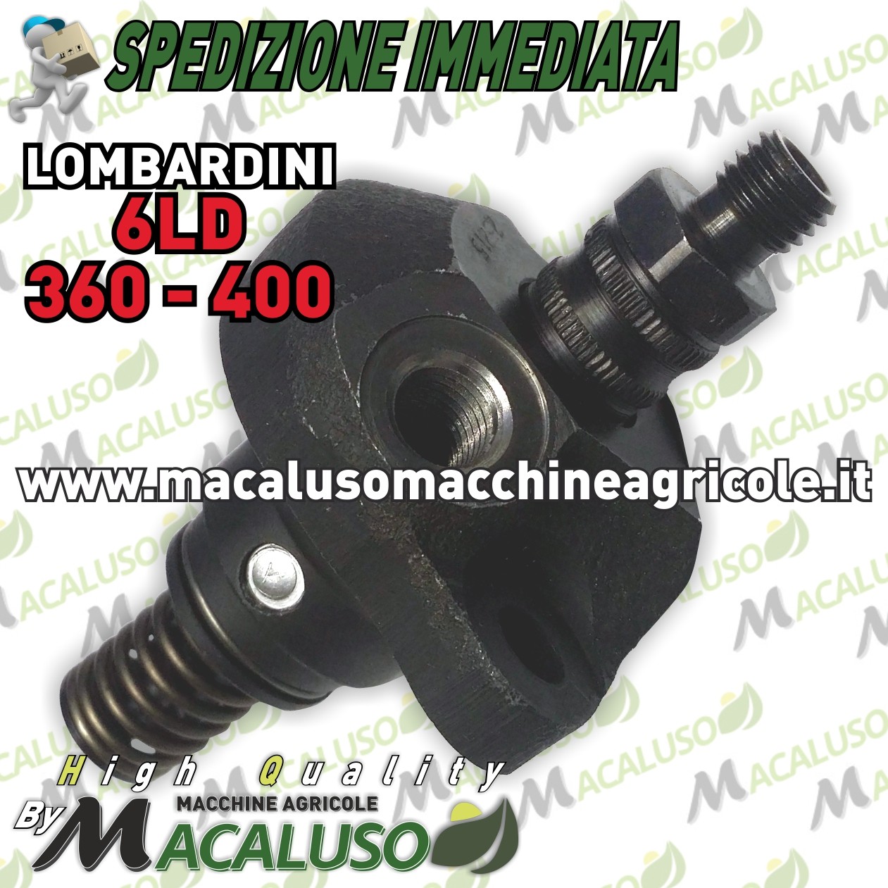 Pompa iniezione ad. motore Lombardini 6LD360 6LD400 nafta gasolio 6590133  6590073 - Macaluso Macchine Agricole