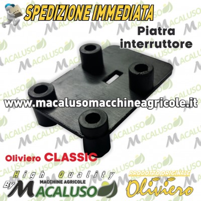 Piastrina blocca interruttore Oliviero classic supporto pulsante avvio M014C