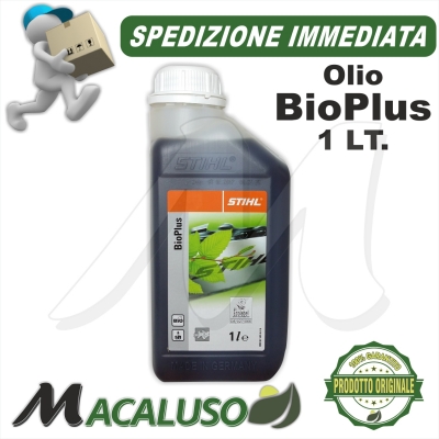 Olio catena Stihl BioPlus 1 litro ecologico 07815163001 motosega bio plus protettivo