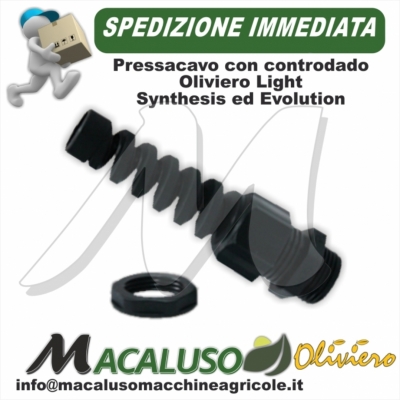 Pressacavo con controdado Oliviero Light Synthesis Evolution sferzatore olive abbacchiatore