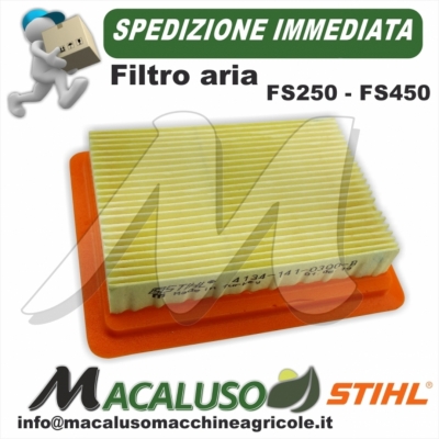 Filtro aria decespuglitore Stihl FS480 FS450 FS350 FS250 FS200 FS120 41341410300