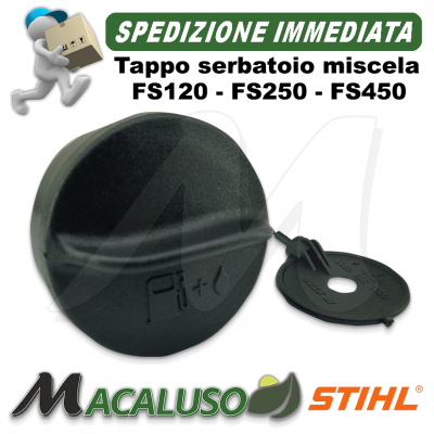 Tappo serbatoio miscela decespugliatore Stihl FS120 FS200 FS250 FS400 FS450 FS480