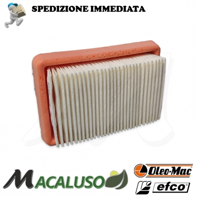Filtro aria decespuglitore OleoMac Bc430 - Bcf430 Efco pannello massa filtrante