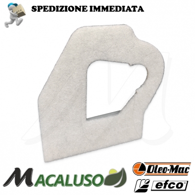 Filtro aria decespuglitore OleoMac BC240 BC241 Efco DS2400 DS2410 pannello massa filtrante