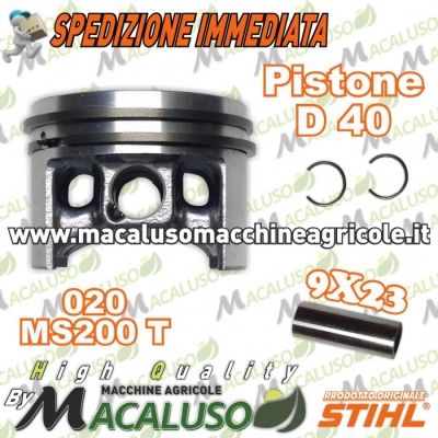 Pistone motosega Stihl 020 - Ms200T d.40 11290302002