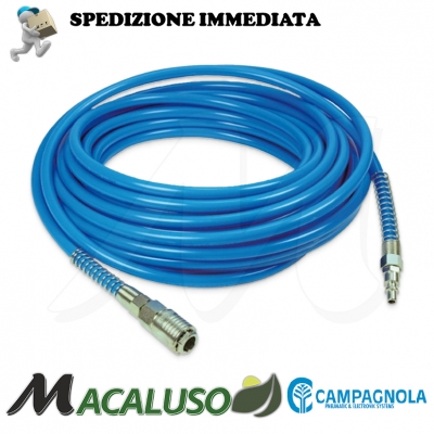 Raccordo rapito Maschio tubo 8 x 10 innesto aria compressa motocompressore  Campagnola Hobby Professional con molla 0115 0107 - Macaluso Macchine  Agricole