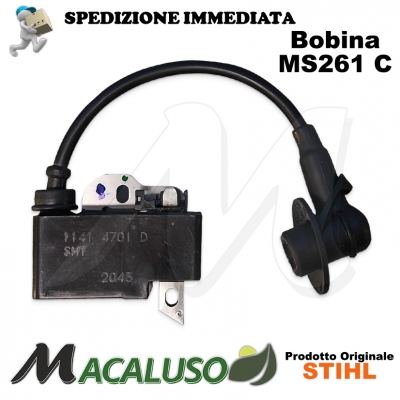 Bobina elettronica motosega MS261C Stihl modulo accensione 11414004732