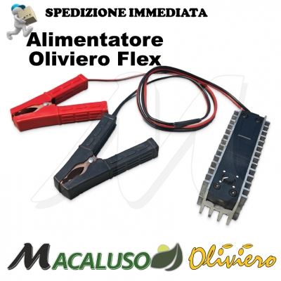 Scatola alimentazione con morsetti batteria abbacchiatore Oliviero Flex A027-TMF
