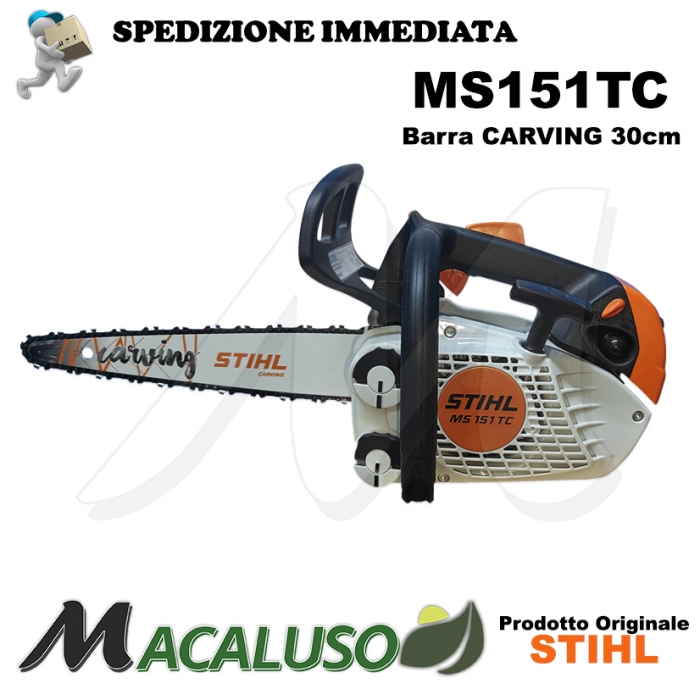 Motosega da potatura Stihl MS151TC lama carving cm 30 pota professionale -  Macaluso Macchine Agricole