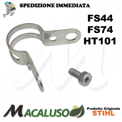 Fascetta di serraggio imbracatura decespugliatori Stihl tubo da mm.25,4 supporto