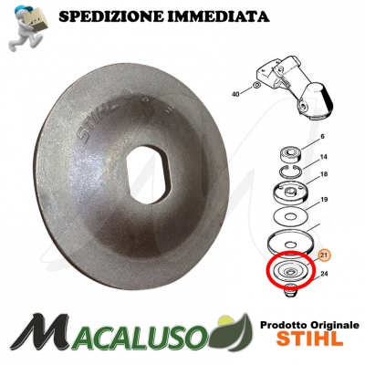 Ghiera inferiore decespugliatori Stihl FS160 FS280 foro ovale 41167131600 disco di pressione