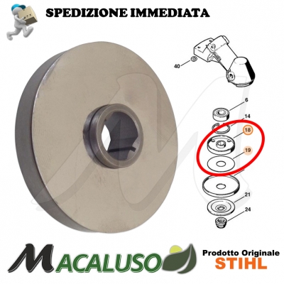 Ghiera superiore decespugliatore Stihl FS160 FS280 FS550 60mm 41167103800